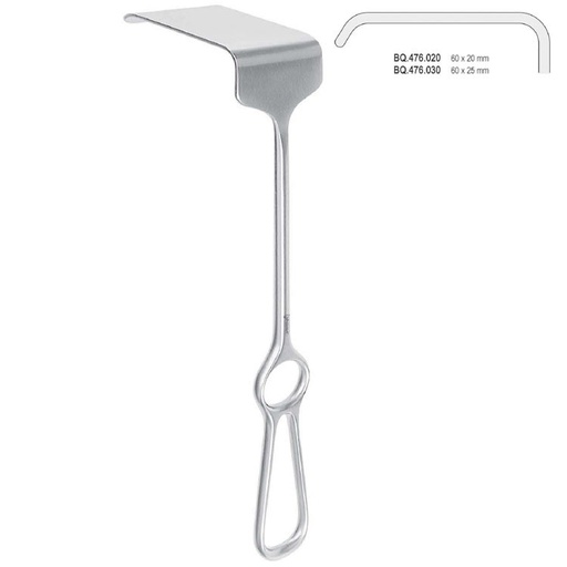 [BQ.476.030] Retractor Kocher 60x25mm, 230mm