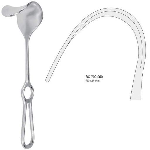 [BQ.700.050] Retractor Fritsch 65x85mm, 240mm 