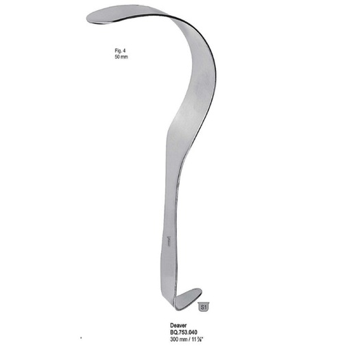 [BQ.753.040] Retractor Deaver 50mm, 300mm fig. 4