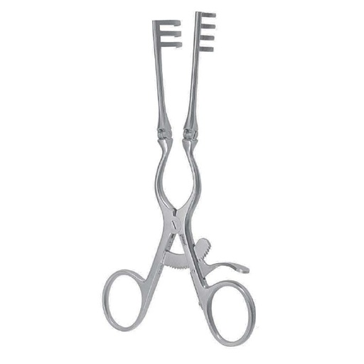 [BR.224.165] Retractor SR Adson-Baby (Cone) blunt 3x4th 165mm