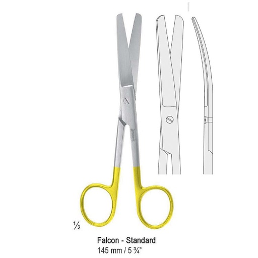 [BS.151.145] Falcon-Cut Scissors Falcon-Standard bl/bl curved 145mm