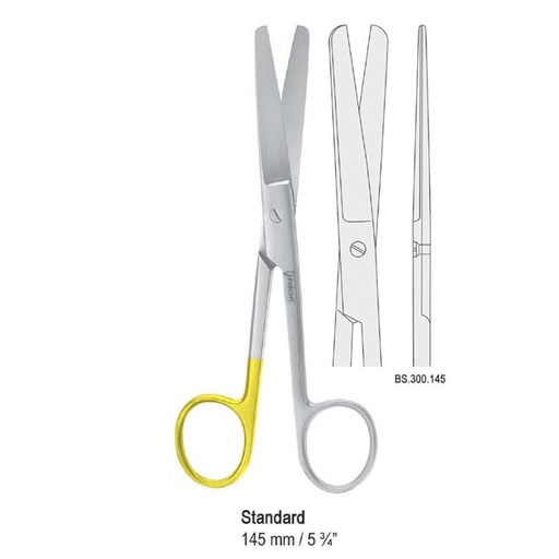 [BS.300.145] Super-Cut Scissors Standard bl/bl straight 145mm