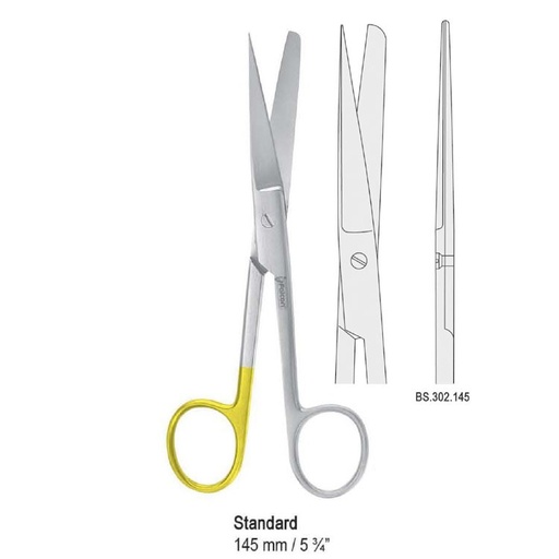 [BS.302.145] Super-Cut Scissors Standard bl/sh straight 145mm