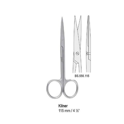 [BS.556.115] Scissors Kilner straight 115mm 