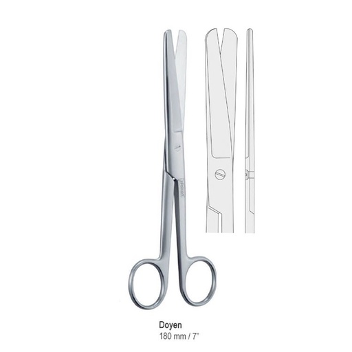 [BS.820.180] Scissors abdominal Doyen straight 180mm