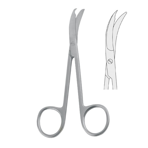 [BS.895.120] Scissors ligature Northbent 120mm