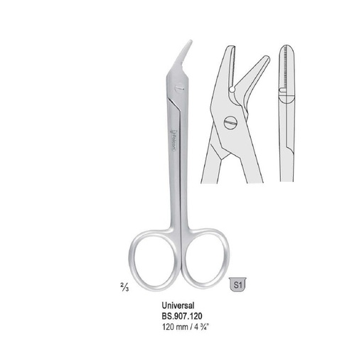 [BS.907.120] Scissors wire cutting Universal 120mm