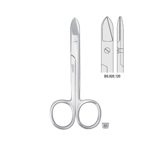 [BS.920.120] Scissors crown Bee Bee str. 120mm saw edge