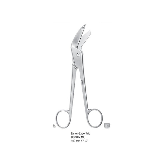 [BS.945.190] Scissors bandage Lister-Excentric 190mm
