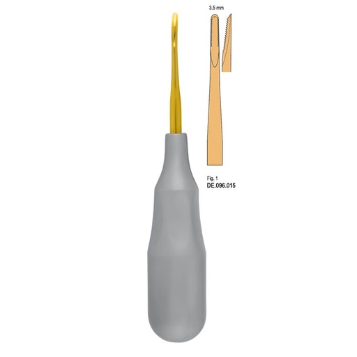 [DE.096.015] Ergo-Form Elevator Falcon serrated straight 3.5mm, fig.1