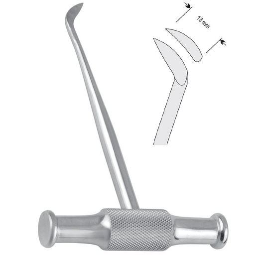 [DE.265.351] Elevator T-handle W.F. Barry right fig. 351