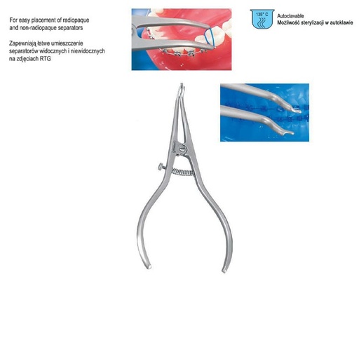 [DO.272.165] Elastomeric separators plaing pliers contra angle with stop