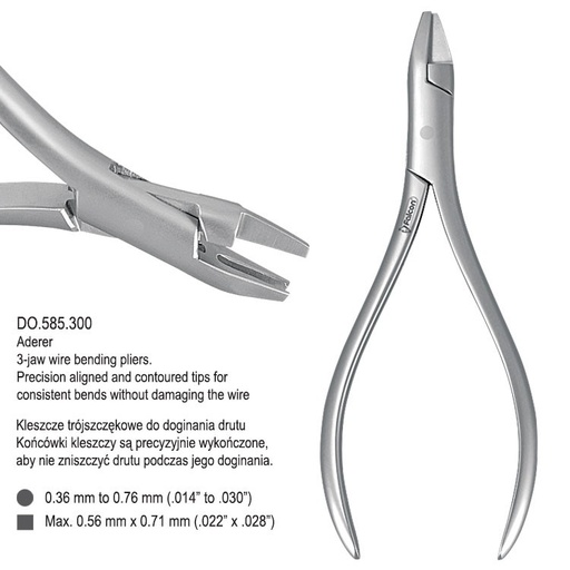 [DO.585.300] Pliers wire bending Aderer 3-jaw 