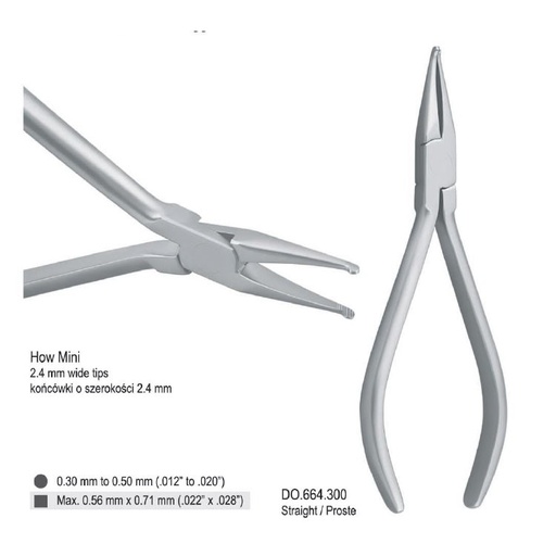 [DO.664.300] Pliers utility straight How mini