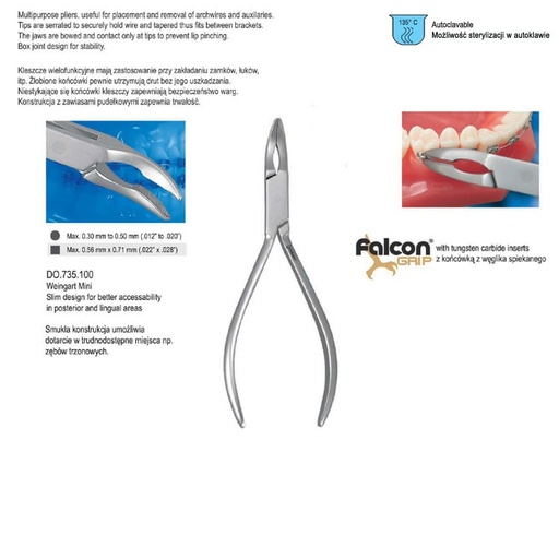 [DO.735.100] Falcon Grip Pliers utility Weingart Mini 