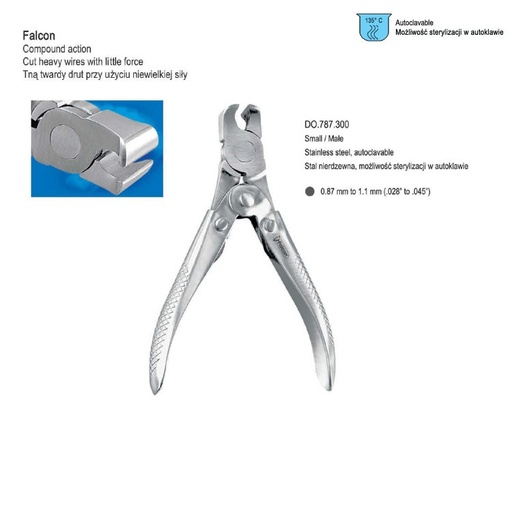[DO.787.300] Falcon hard wire end cutter heavy duty