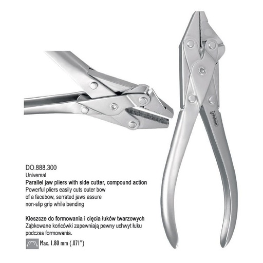 [DO.888.300] Pliers face bow bending and cutting universal large