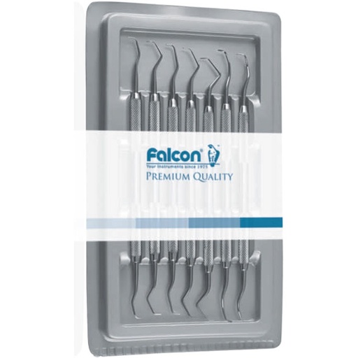 [DP.999.015] Classic-Round Curettes Gracey set of 7 (fig. 1/2 to fig. 13/14)