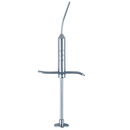 [DR.024.010] Amalgam gun Micro filling curved 130mm