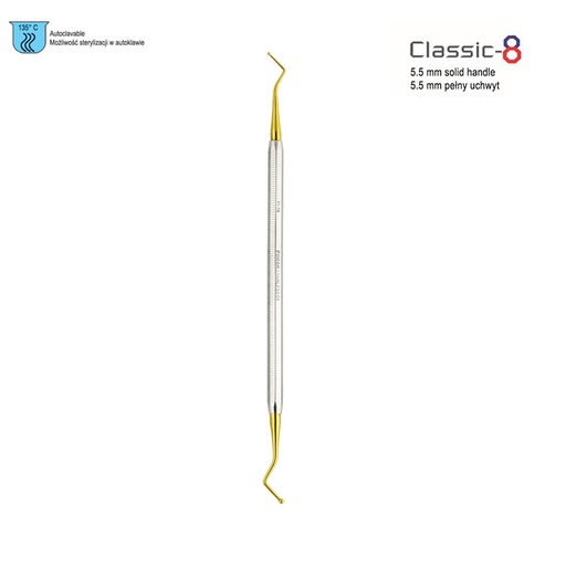 [DR.130.027T] Classic-8 TIN Coated Burnisher de Falcon fig. 2