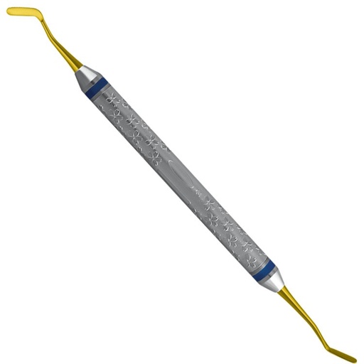 [DR.457.031F] Flower-Line Filling instruments Goldstein fig. 3, TIN coated 