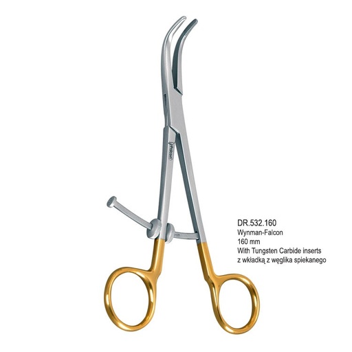 [DR.532.160] Crown forceps Wynman Tungsten Carbide jaw 160mm