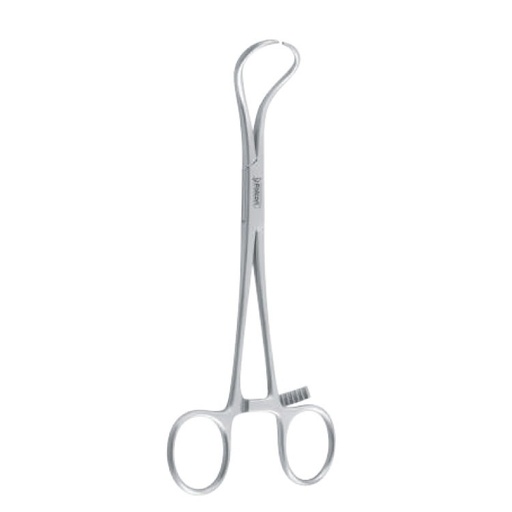 [FD.339.010|--|F58-460-01R|R58-460-01R] Clamp TMJ mandibular guiding Dolwick-Reich blunt 165mm