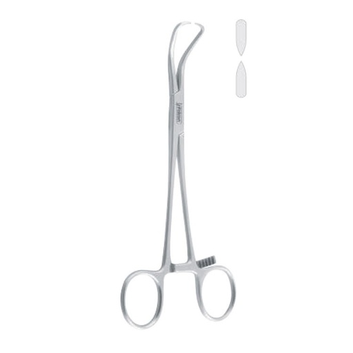 [FD.341.010|--|F58-461-01R|R58-461-01R] Clamp TMJ mandibular guiding Dolwick-Reich sharp 160mm