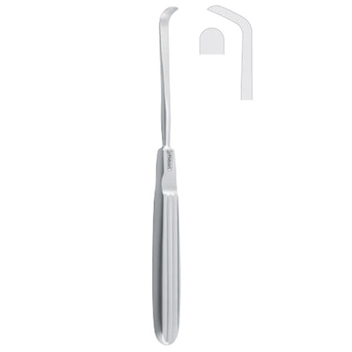 [FD.355.175|--|F58-481-17R|R58-481-17R] Elevator TMJ periosteal Dolwick-Reich curved 175mm