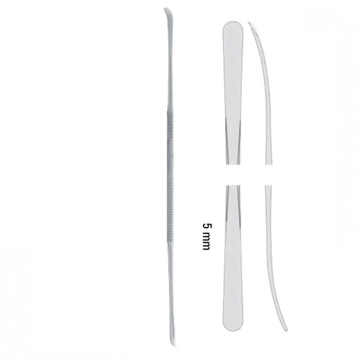 [FD.357.010|--|F58-485-01R|R58-485-01R] Elevator TMJ periosteal Krenkel/Salzburg fig. 1, 245mm