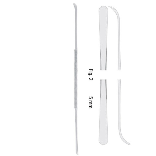 [FD.357.020|--|F58-485-02R|R58-485-02R] Elevator TMJ periosteal Krenkel/Salzburg fig. 2, 245mm