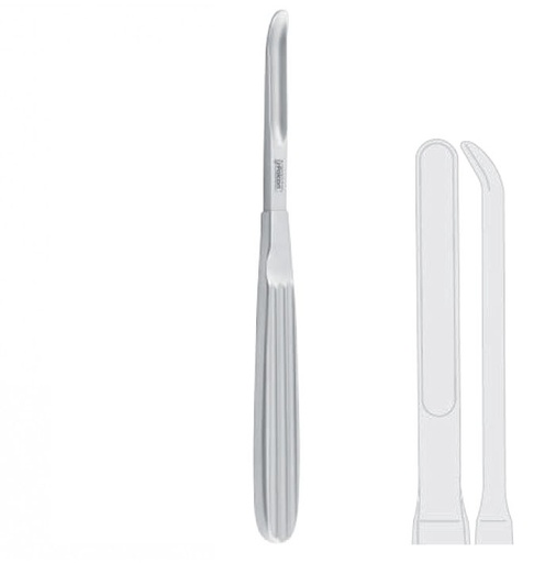 [FD.457.020|40-309-56|F58-615-02R|R58-615-02R] Stripper TMJ Dunn-Dautrey curved 6x56mm, 165mm