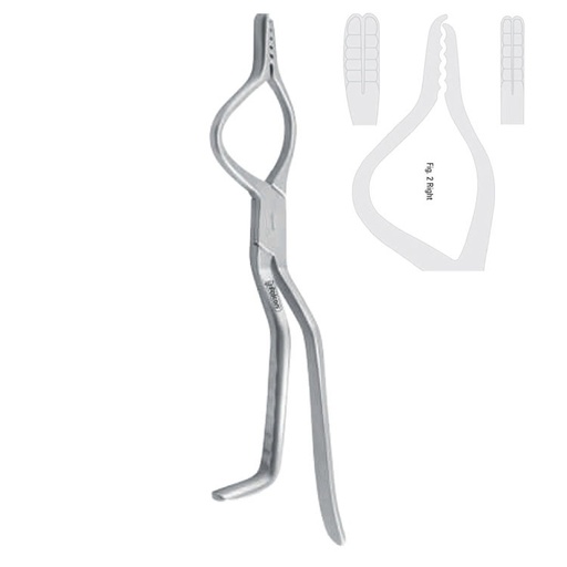 [FC.077.020|40-298-02|F60-041-02R|R60-041-02R] Forceps disimpaction Dingman-Rowe right 250mm