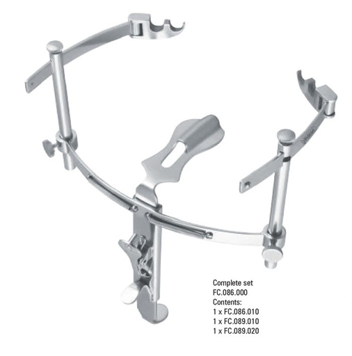 [FC.086.010|--|F60-064-01R|R60-064-01R] Mouth gag Dingman-Millard frame only