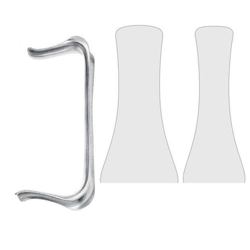 [FC.115.180|40-551-00|F60-281-18R|R60-281-18R] Retractor lip and cheek Hargis 180mm