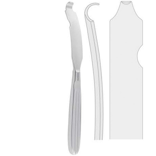 [FC.119.010|40-549-02|F60-285-01R|R60-285-01R] Retractor medial ramus Hargis left 195mm