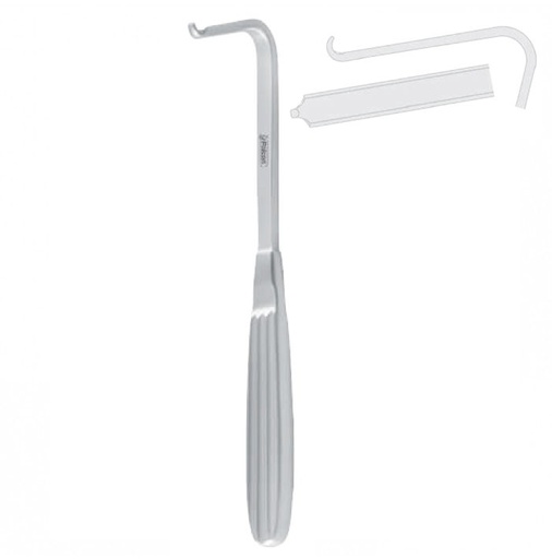 [FC.121.185|40-487-18|F60-287-18R|R60-287-18R] Retractor piriform rim Hargis 185mm