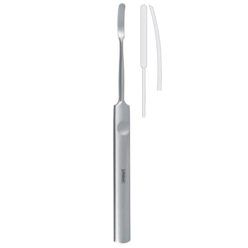 [FC.173.010|46-288-02|F60-409-01R|R60-409-01R] Elevator periosteal Marchac curved 2mm, 170mm 