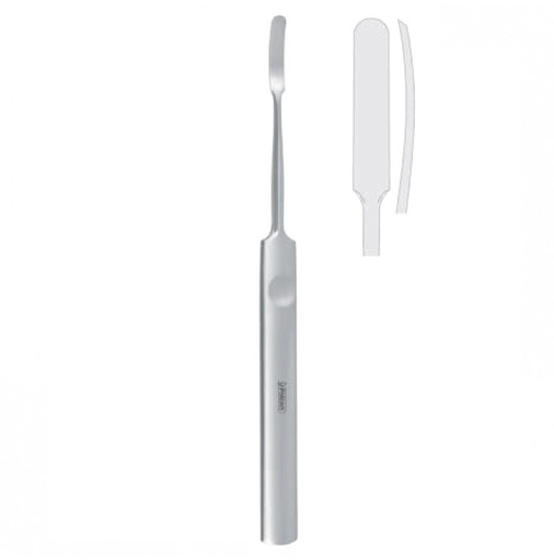 [FC.173.030|46-288-05|F60-409-03R|R60-409-03R] Elevator periosteal Marchac curved 5mm, 170mm 