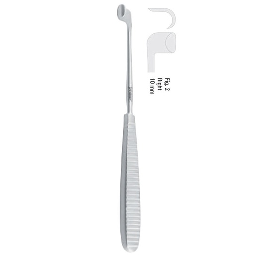 [FC.241.020|46-049-02|F60-591-02R|R60-591-02R] Elevator periosteal/stripper Obwegeser right 180mm