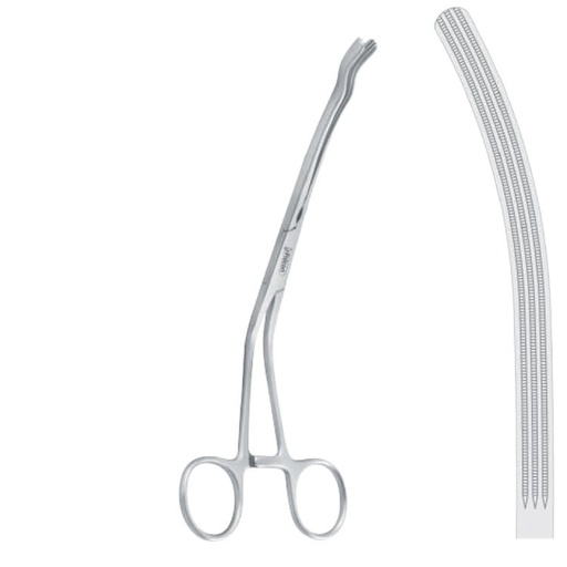 [FC.255.010|--|F60-655-01R|R60-655-01R] Forceps fragment adapting Obwegeser atraumatic left 195mm
