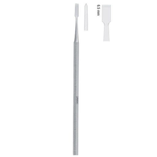 [FC.270.060|40-278-06|F60-752-06R|R60-752-06R] Osteotome intradental Obwegeser straight 6.5mm, 155mm