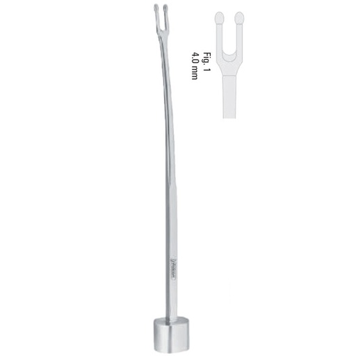 [FC.277.010|40-282-19|F60-763-01R|R60-763-01R] Osteotome nasal septum Obwegeser curved 4mm, 185mm