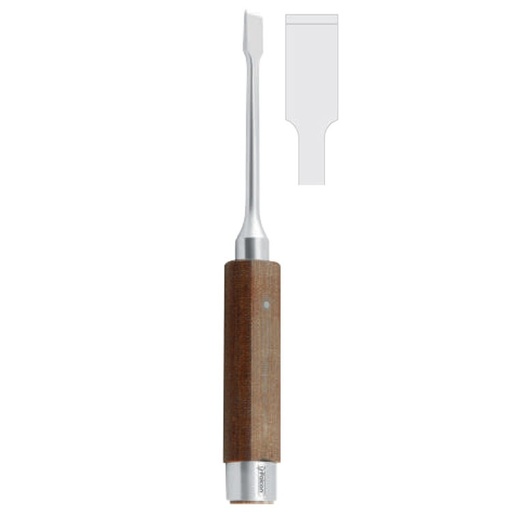 [FC.286.100|46-084-16|F60-776-10R|R60-776-10R] Osteotome sagittal splitting Obwegeser 10mm, 220mm