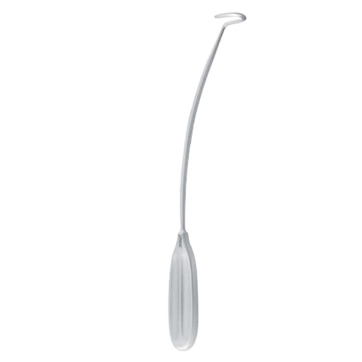 [FC.301.020|--|F60-841-02R|R60-841-02R] Raspatory rib Obwegeser curved shank right 300mm