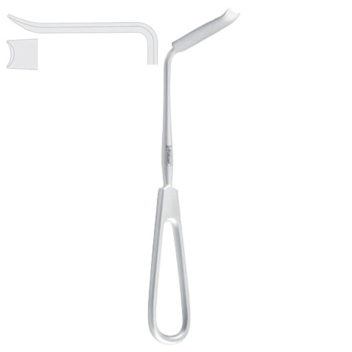 [FC.315.030|--|F60-893-60R|R60-893-60R] Retractor mandibular Obwegeser 60x9/12mm, 170mm 