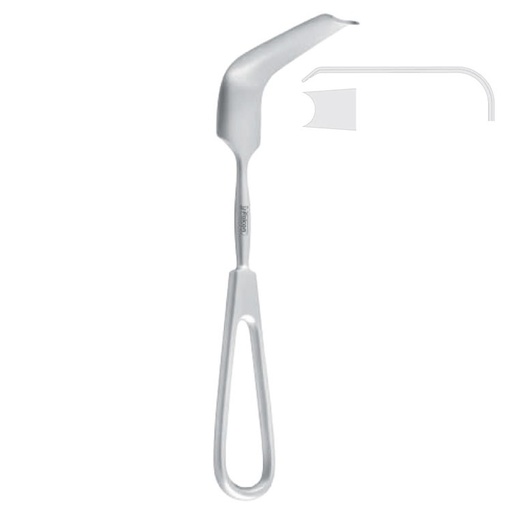 [FC.336.170|--|F60-954-17R|R60-954-17R] Retractor third molar Obwegeser 70x13/23mm, 170mm