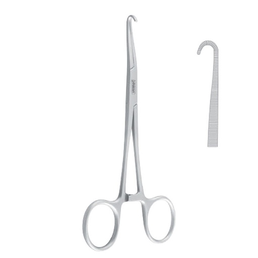 [FC.381.010|--|F62-165-01R|R62-165-01R] Forceps wire catching Sailer small-curved 155mm