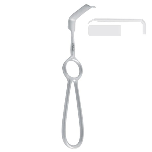 [FC.394.030|--|F62-199-35R|R62-199-35R] Retractor soft tissue Sailer 35x10mm, 150mm 