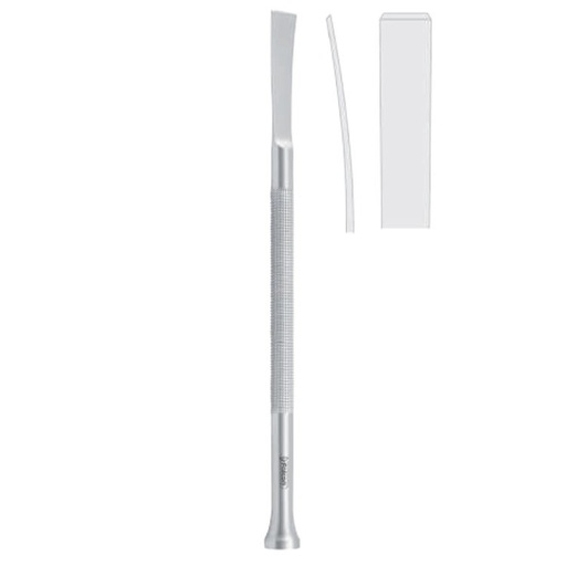 [FC.421.070|40-505-07|F62-301-07R|R62-301-07R] Chisel sagittal split Steinhauser flexible curved 7mm, 190mm